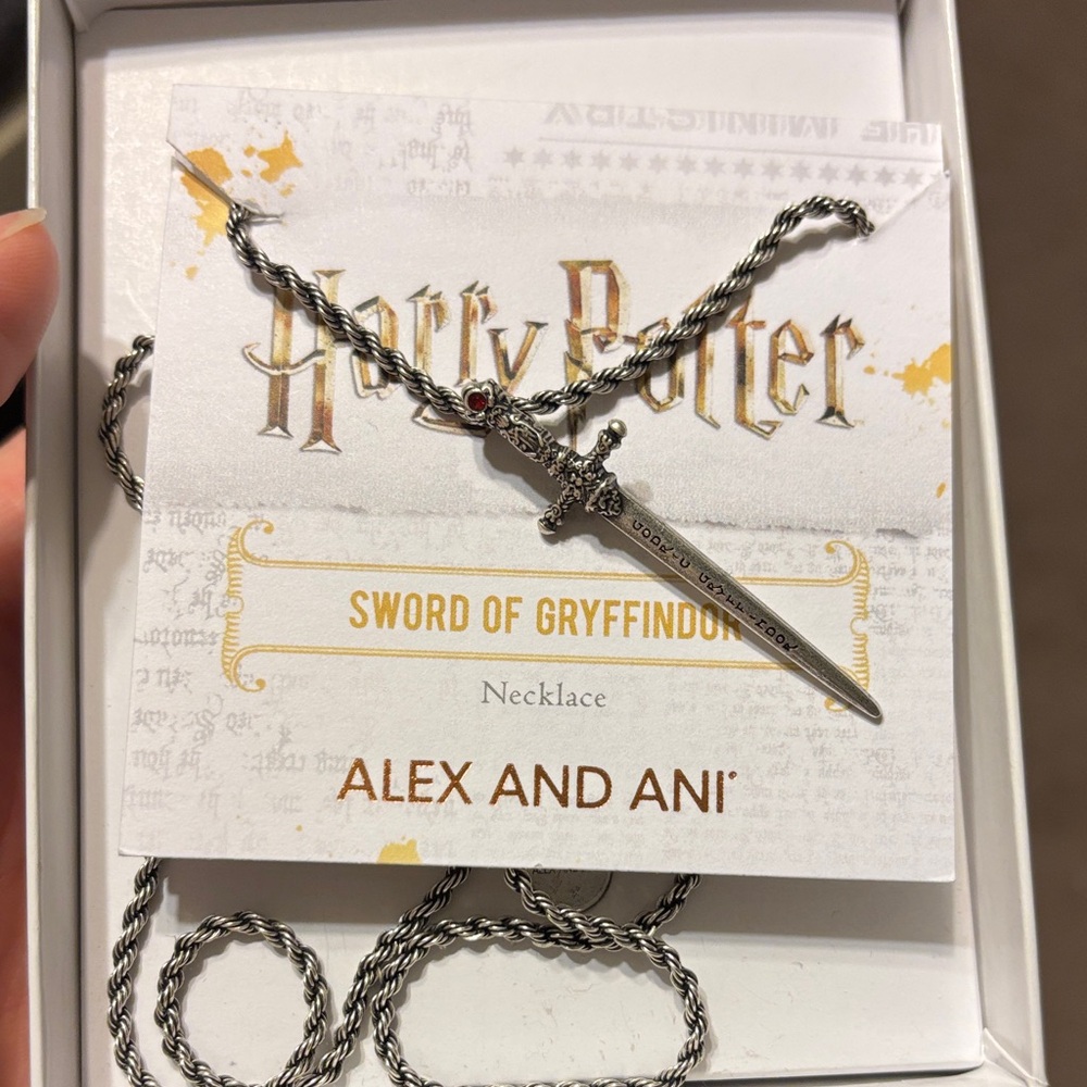 Alex and Ani Silver Sword Pendant Necklace